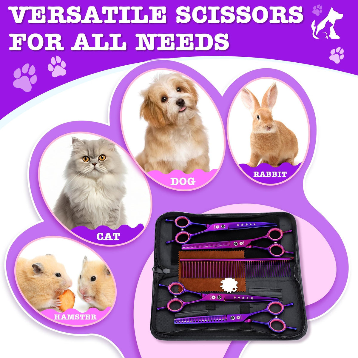 Dream Reach Scissors in 7 Inch, Purple