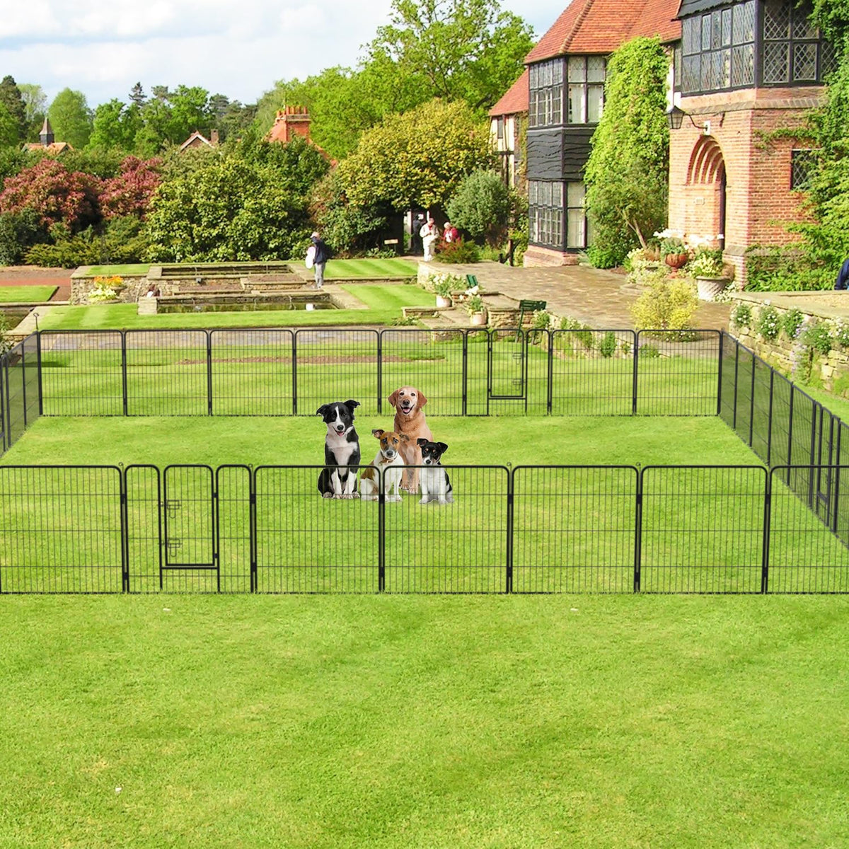 FDW Pet Playpen in Black