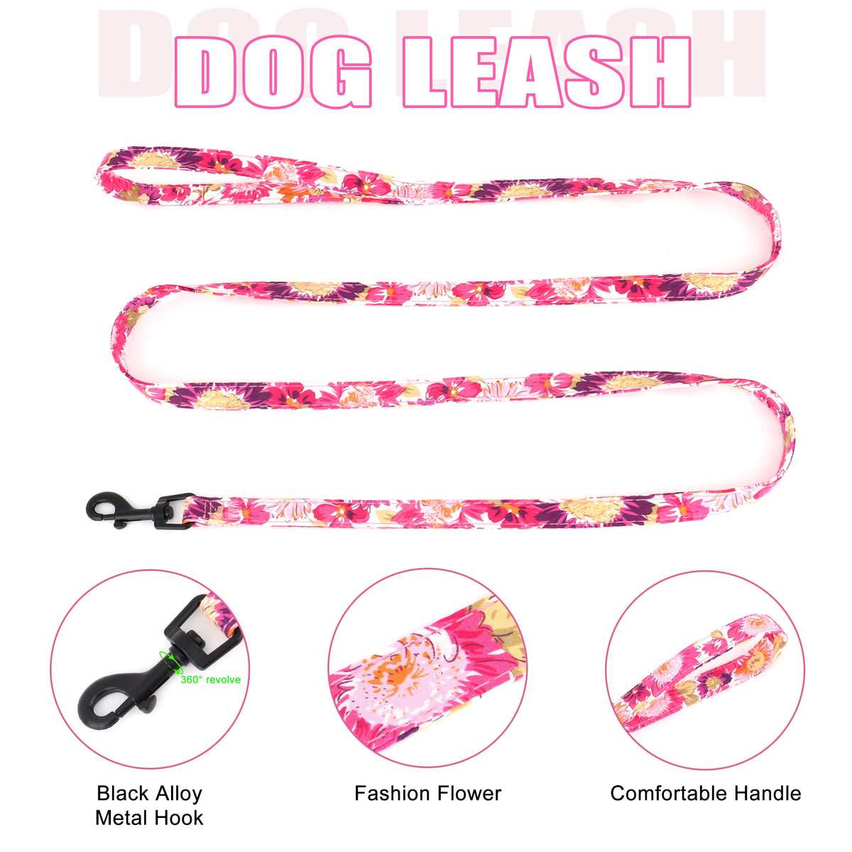 Beirui Animal Harness in XXS:Fit 2-6 lbs, Pink-2
