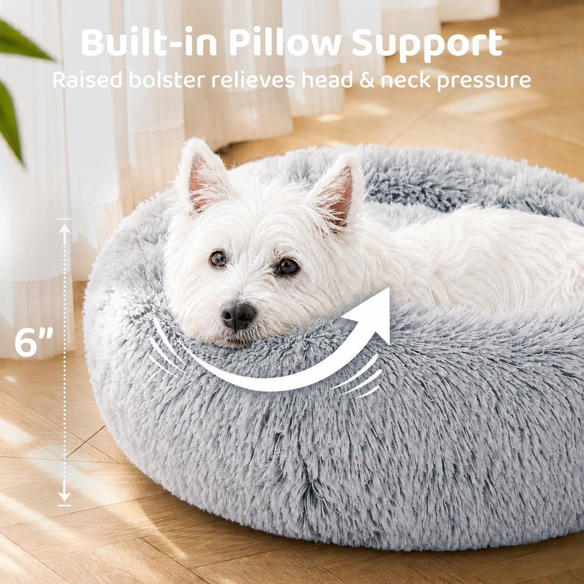 JOLLYVOGUE Pet Bed Mat in 20", 01 - Light Grey
