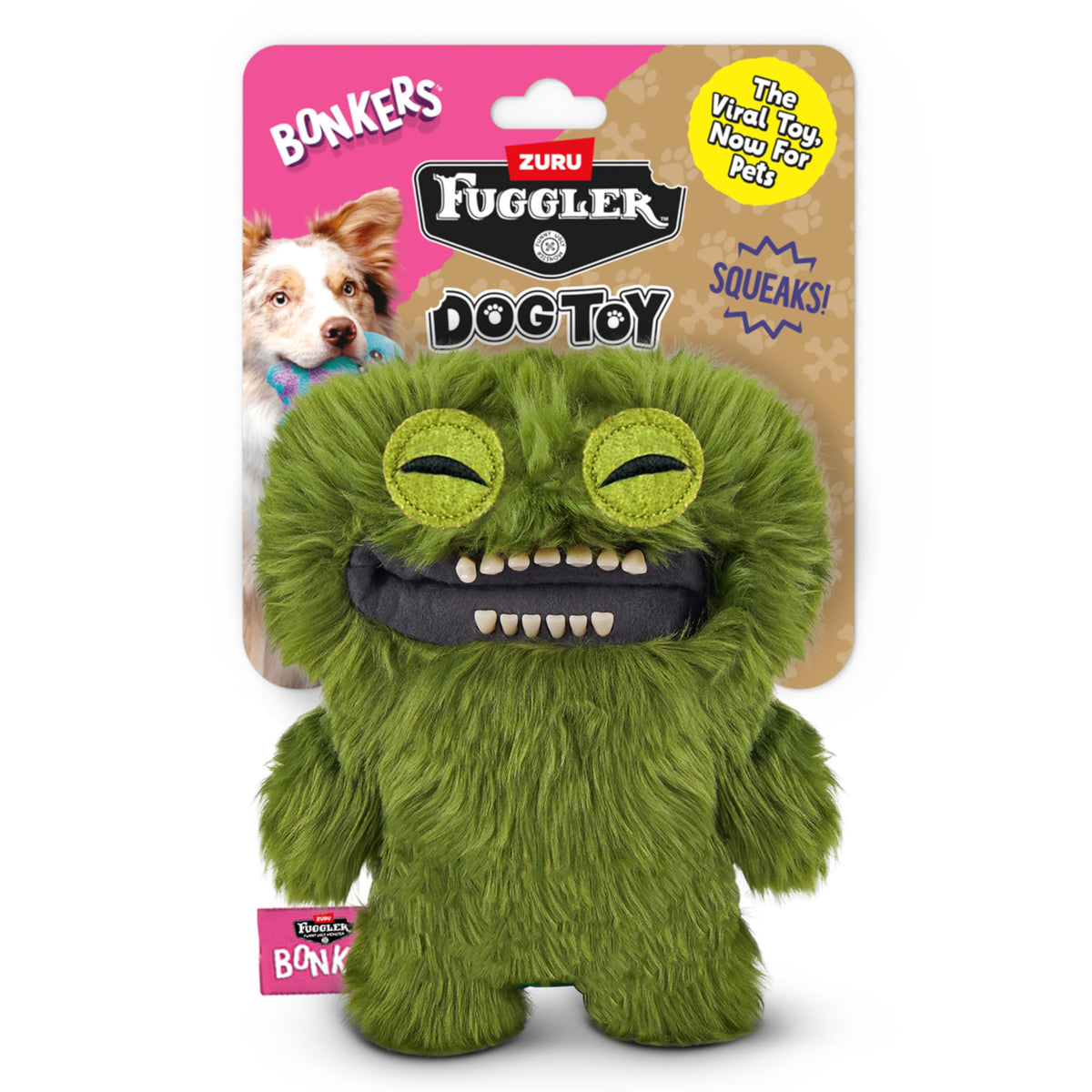 Bonkers Pet Toy in 8 inches, Underoo Mcgoo
