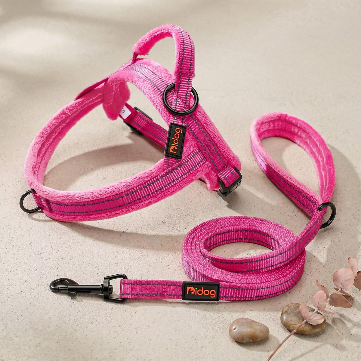 Didog Leash in 5/8''x 6 FT, Hot Pink