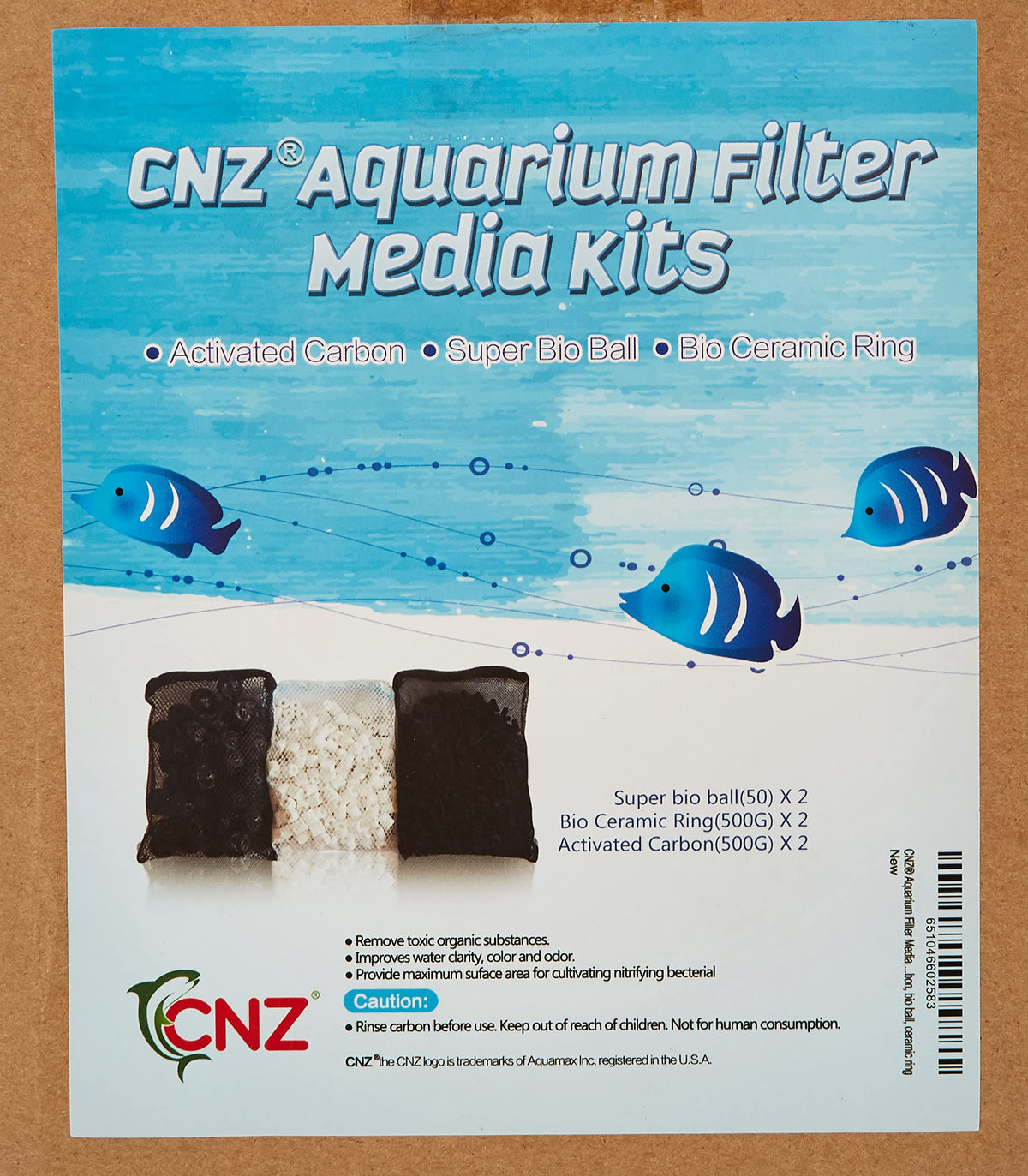 CNZ Aquarium Pond Water Treatment in Double Pack