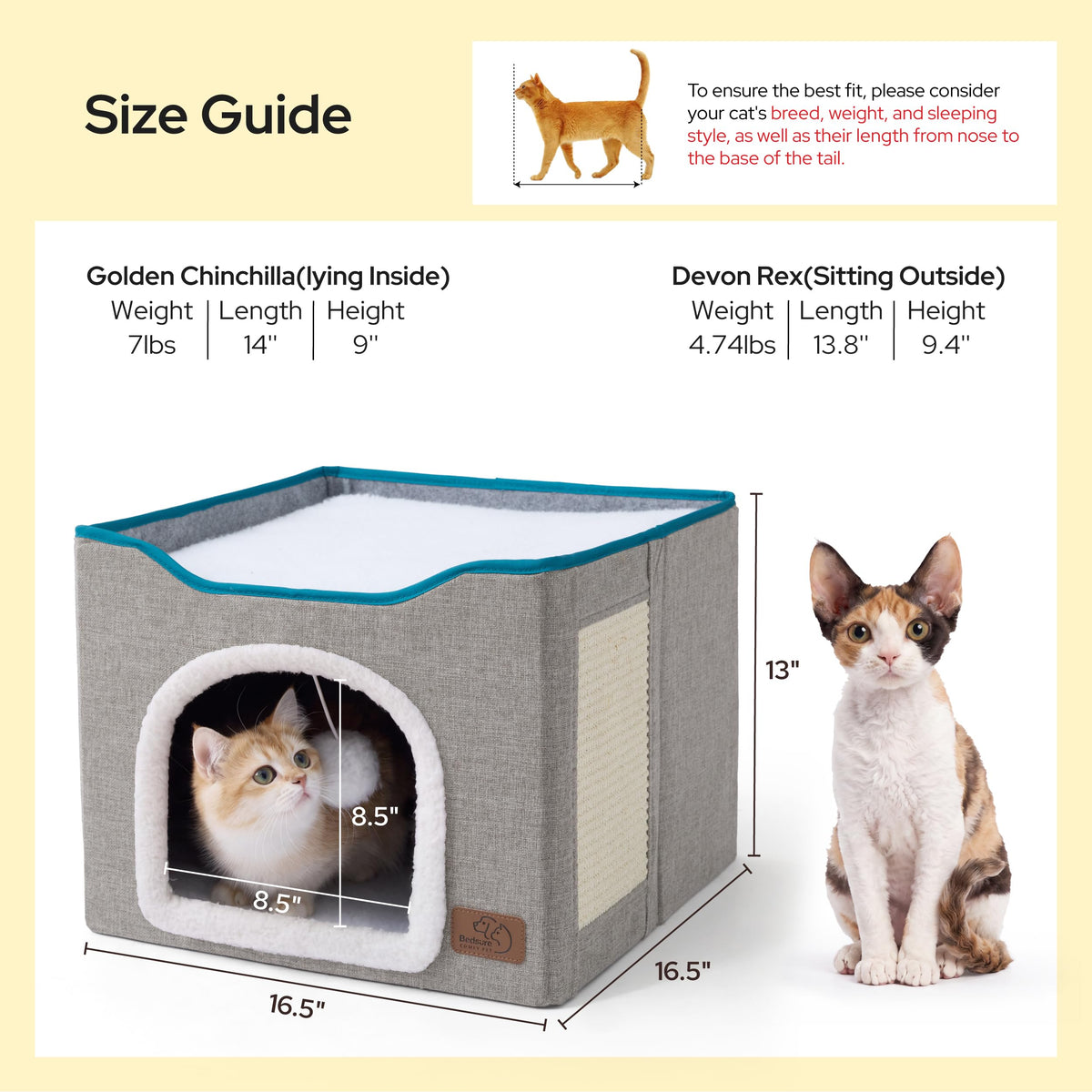 Bedsure Pet Activity Structure in Single, Grey