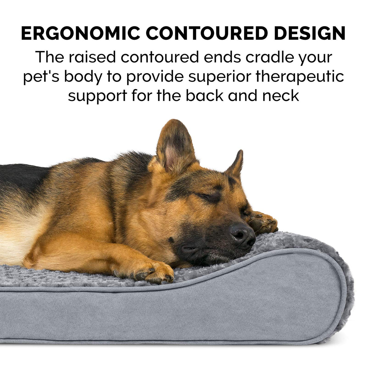 Furhaven Pet Bed Mat in Large, Ultra Plush (Gray)