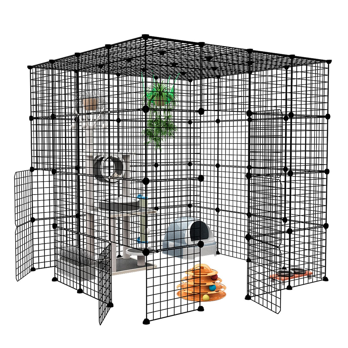 Oneluck Animal Cage in 55.1"L x 55.1"W x 55.1"H