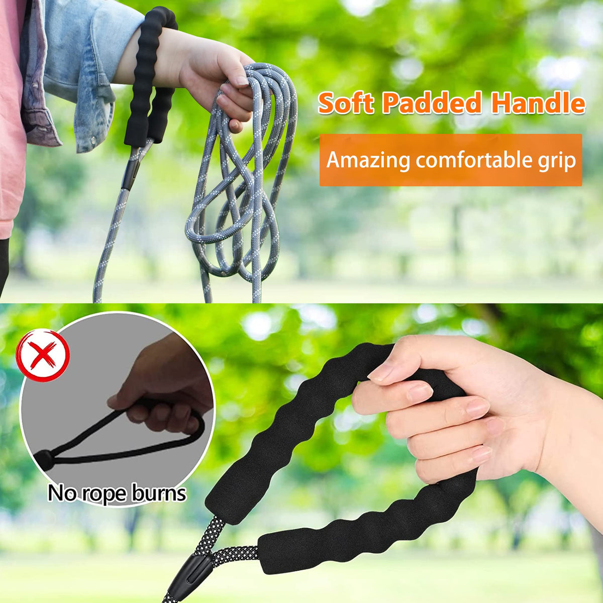NTR Leash in 3ft*1/2", Black