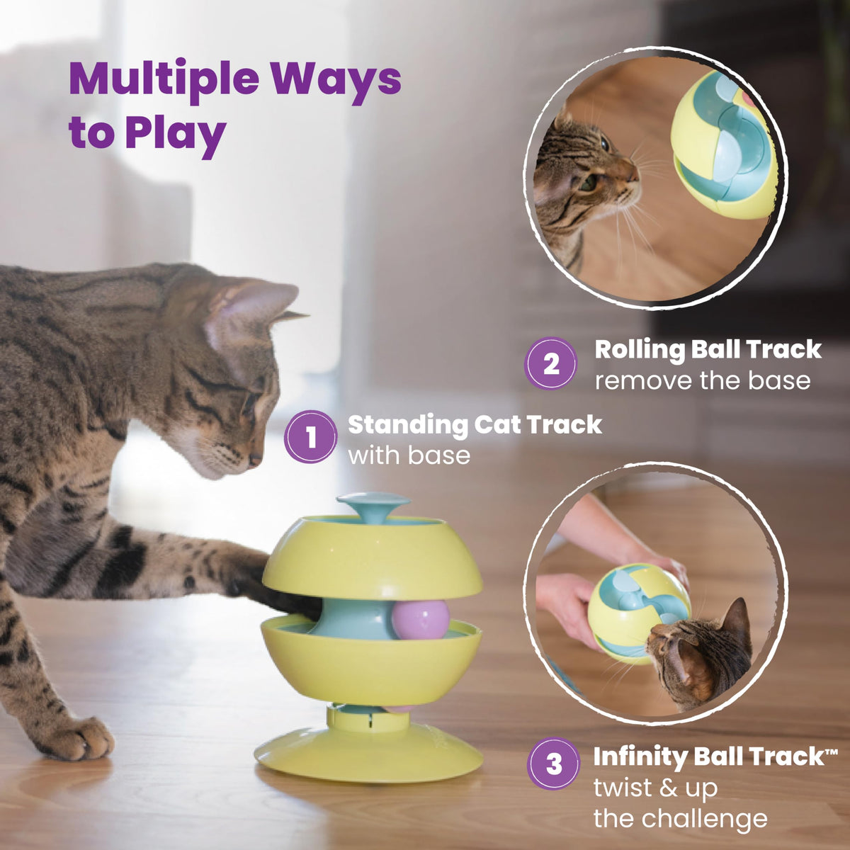 Catstages Pet Toy in One-Size, Green