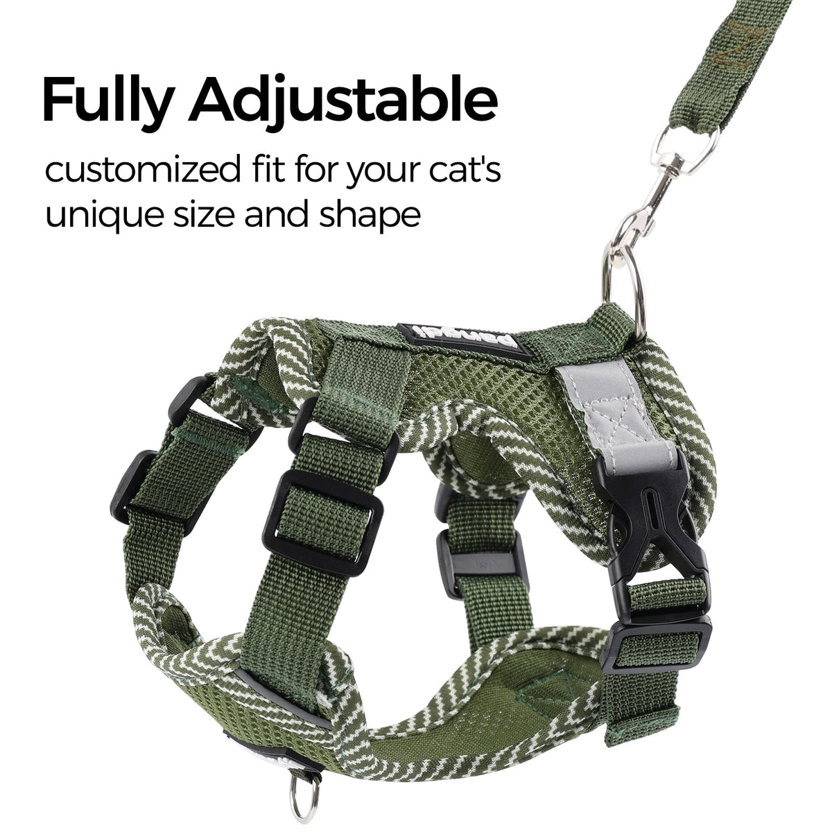 pangdi Pet Supplies in Small, Dark Green