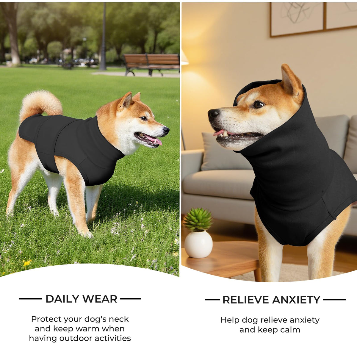 Haloumoning Pet Apparel in X-Small, Black