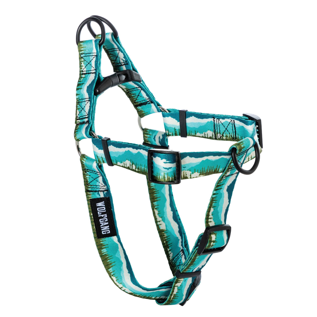 Wolfgang Man & Beast Animal Harness in Small (5/8 Inch x 12-18 Inch), GreatEscape Print