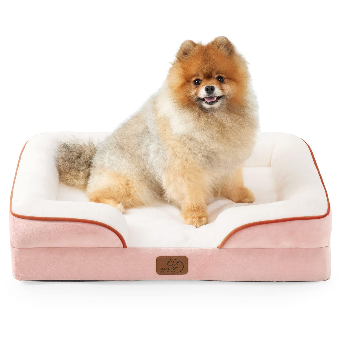 Bedsure Pet Bed Mat in 24"l X 18"w X 6"th, Pink