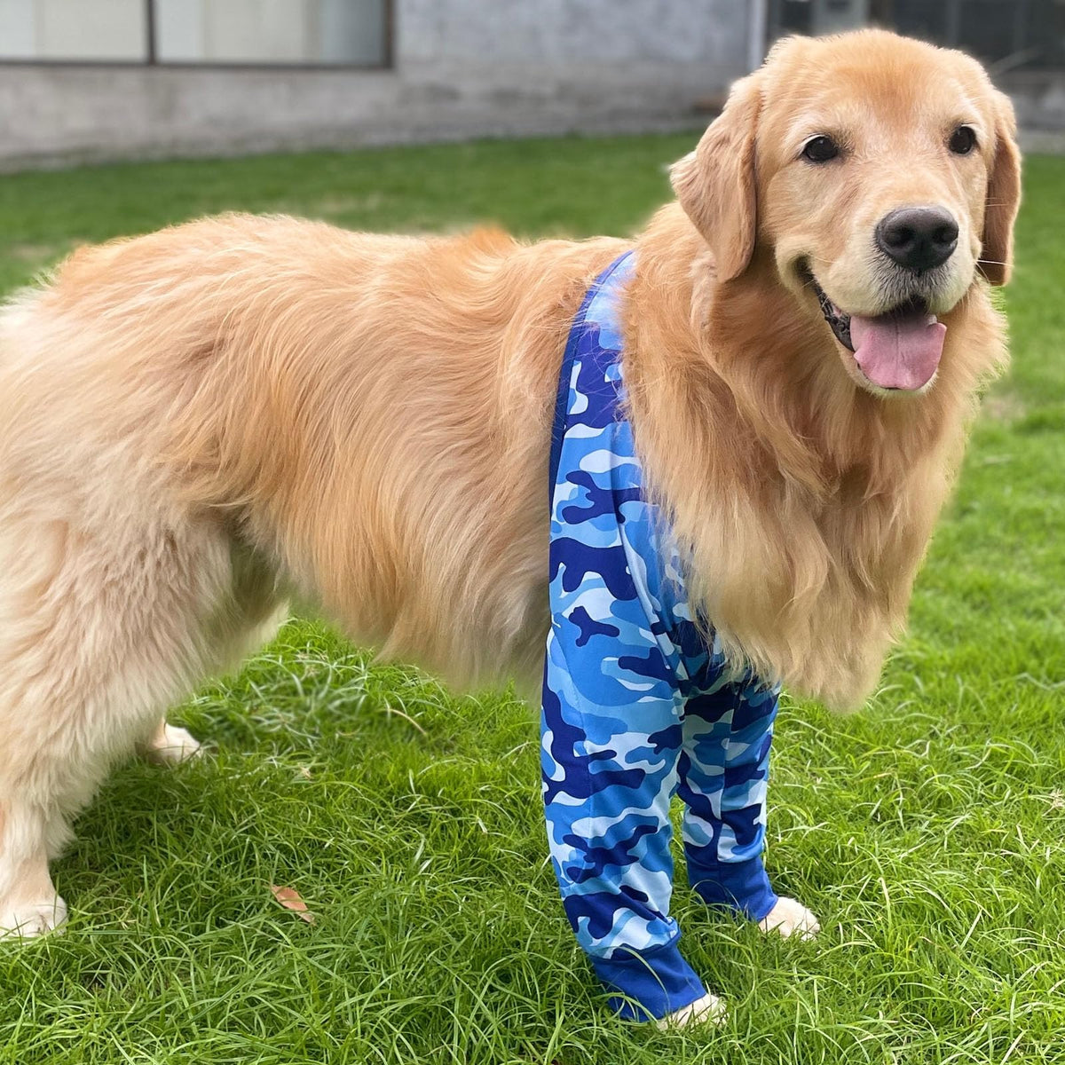 Harikaji Pet Supplies in L-Length 9'' Girth<8.2'', Blue Camo (Pad Upgrade)