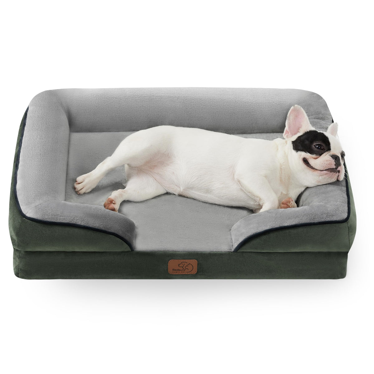 Bedsure Pet Bed Mat in 28"l X 23"w X 6.5"th, Dark Green