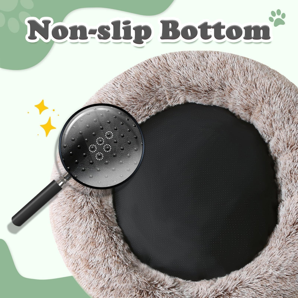 JOLLYVOGUE Pet Bed Mat in 20", Smoke Brown