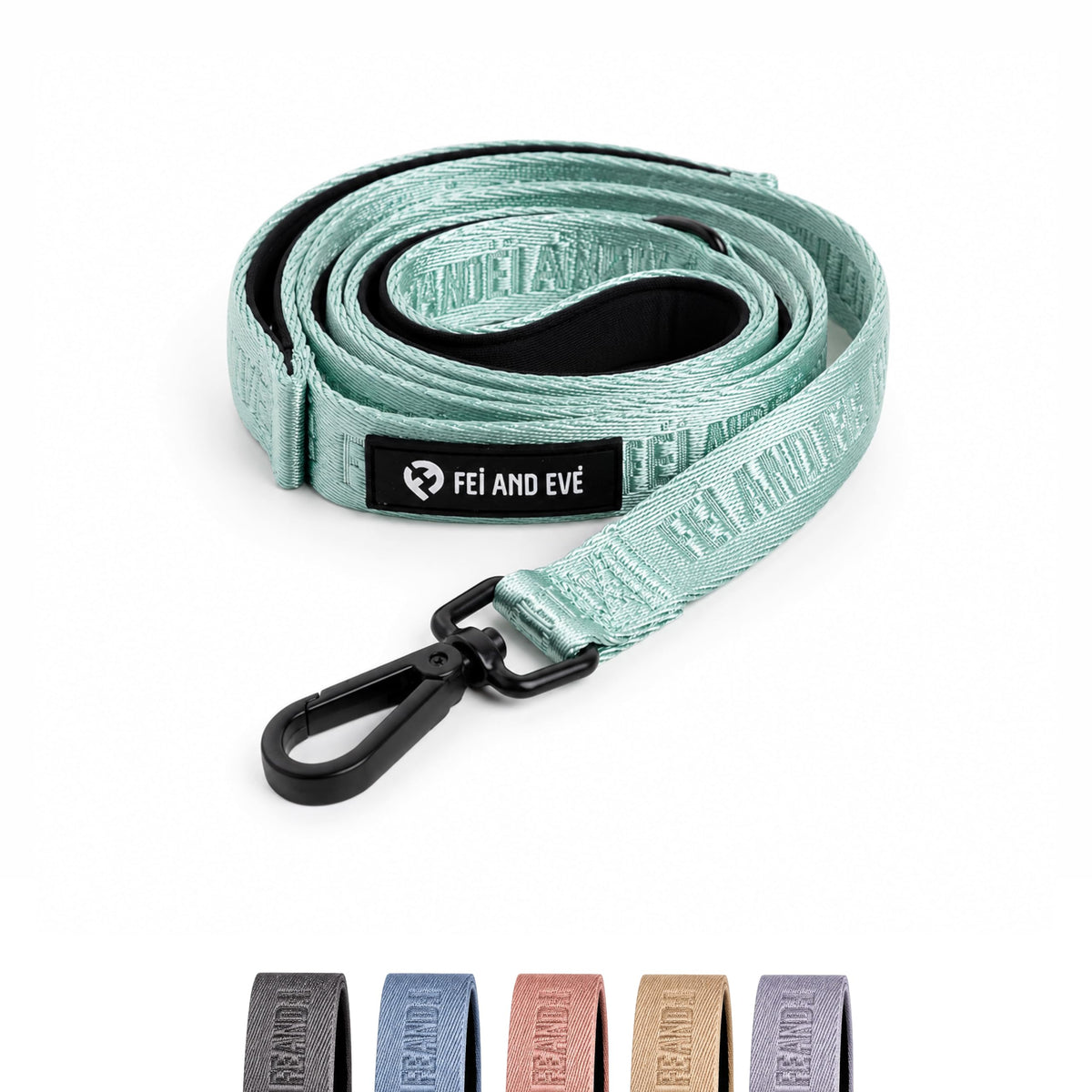 Fei and Eve Leash in 6FT, Glacier Green
