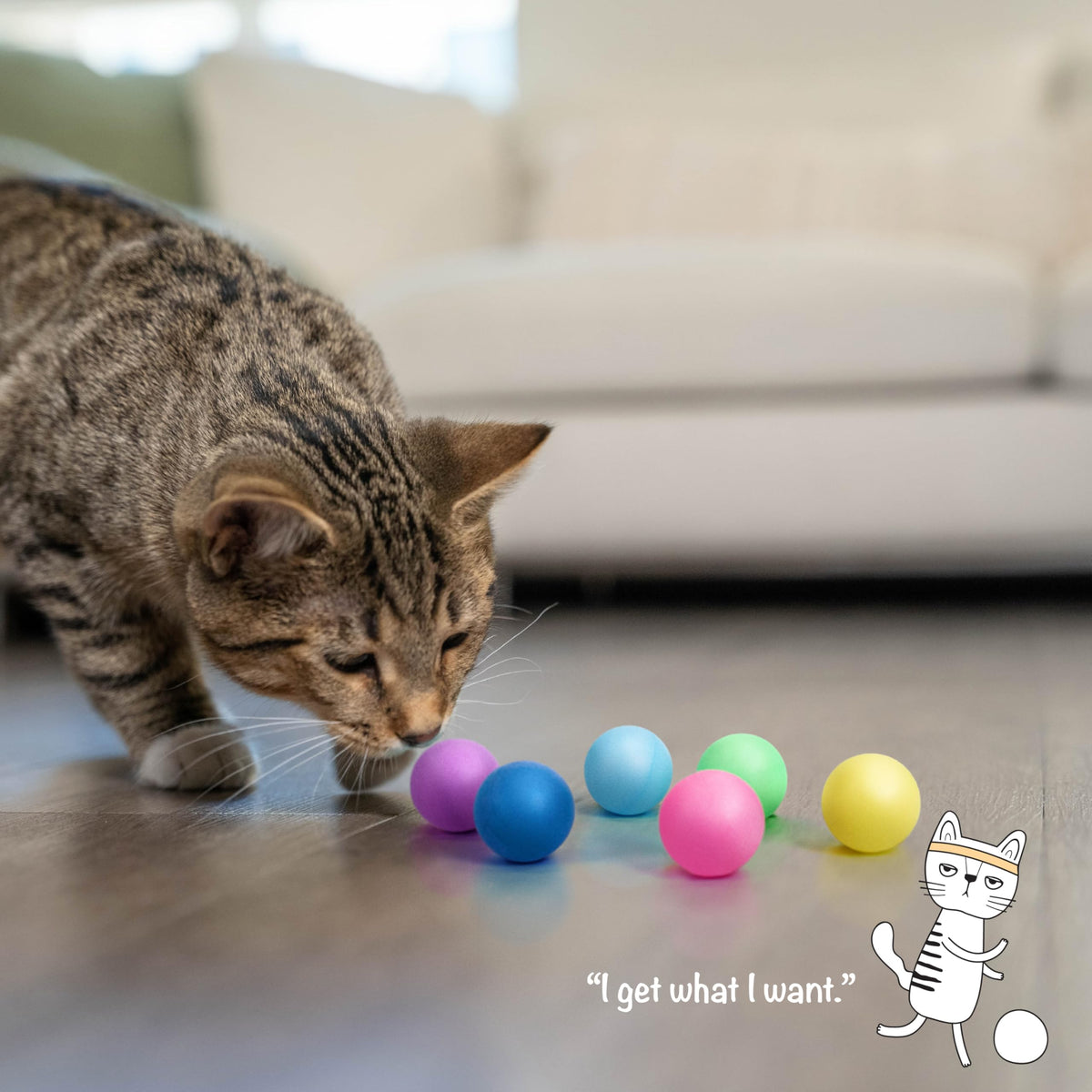 Catstages Pet Toy in One-Size, Replacement Balls