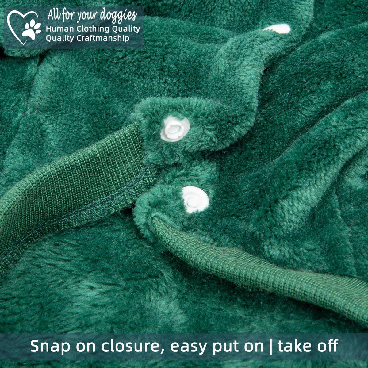 FABRICASTLE Pet Apparel in XX-Small, Dark green