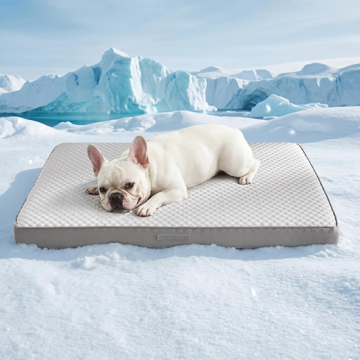 WDCOZY Pet Bed Mat in Medium（29"x21"), Cooling-Grey