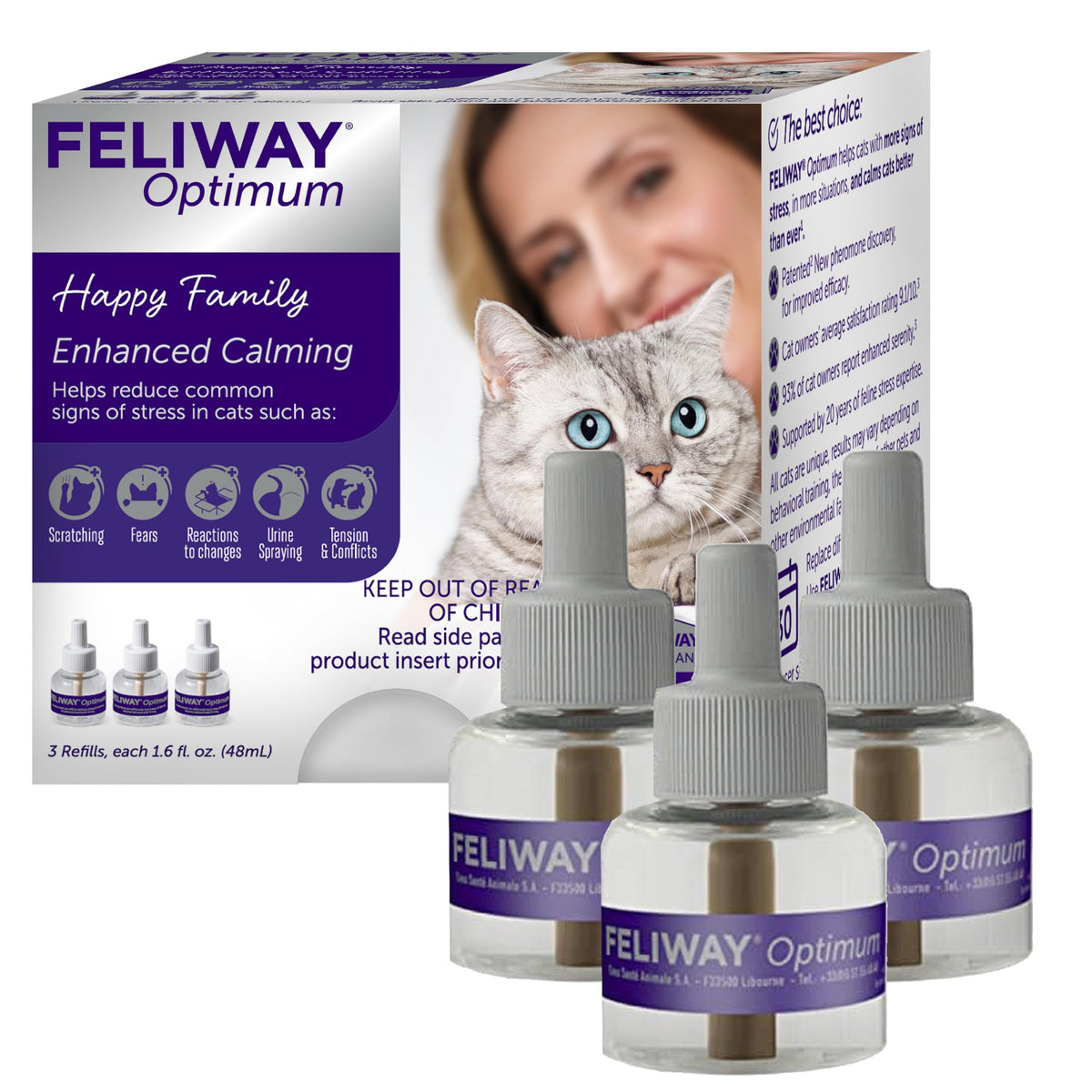 FELIWAY Pet Health Care in 3 pack, Clear