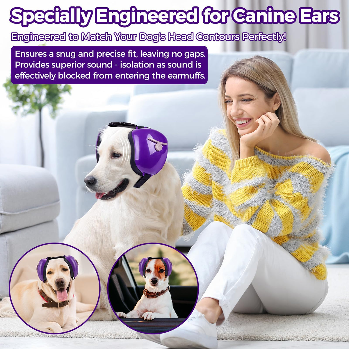 Famikako Earmuff in X-Small, Purple