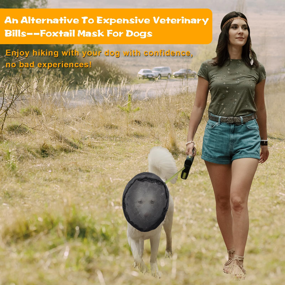 Zhizaiql Pet Pest Control in XL, BLACK