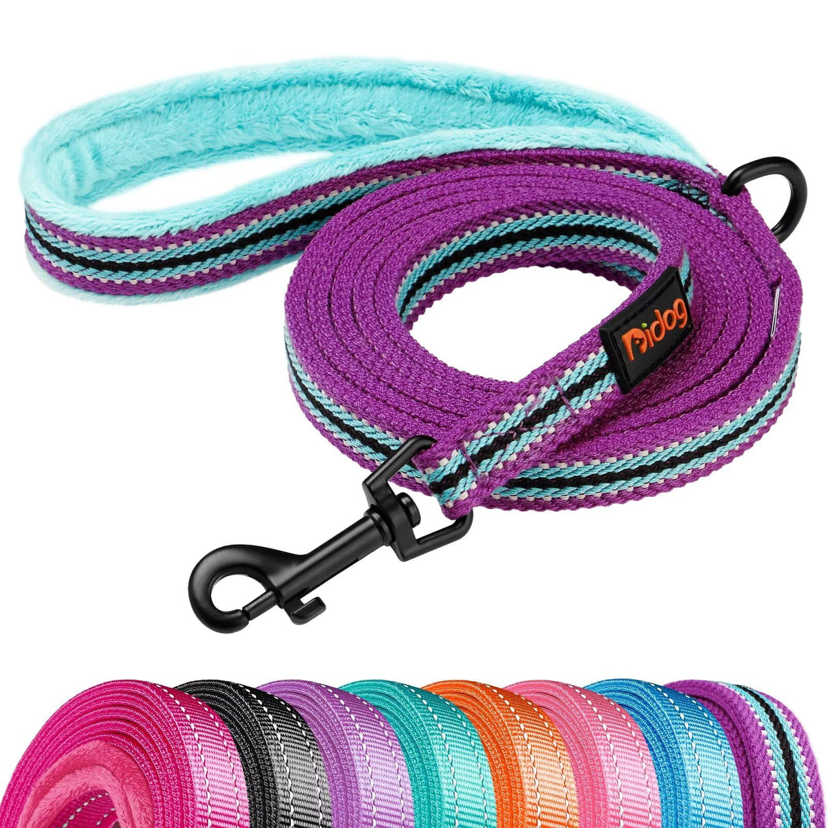 Didog Leash in 5/8''x 6 FT, Mixed-Blue