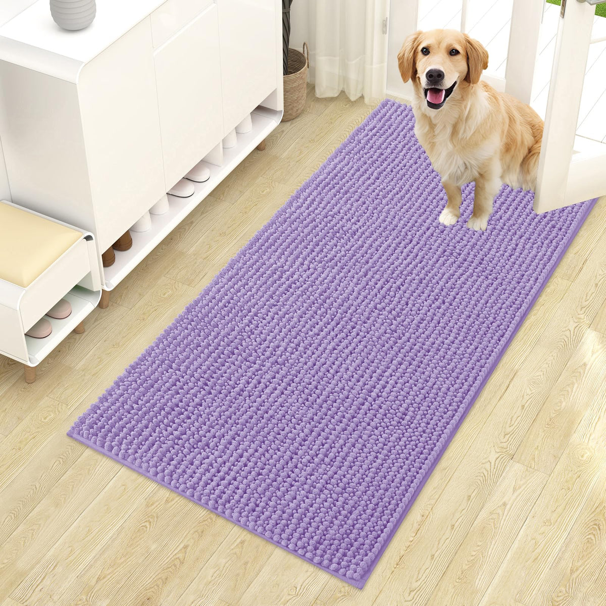 OLANLY Pet Bed Mat in 44" X 24", Lavender