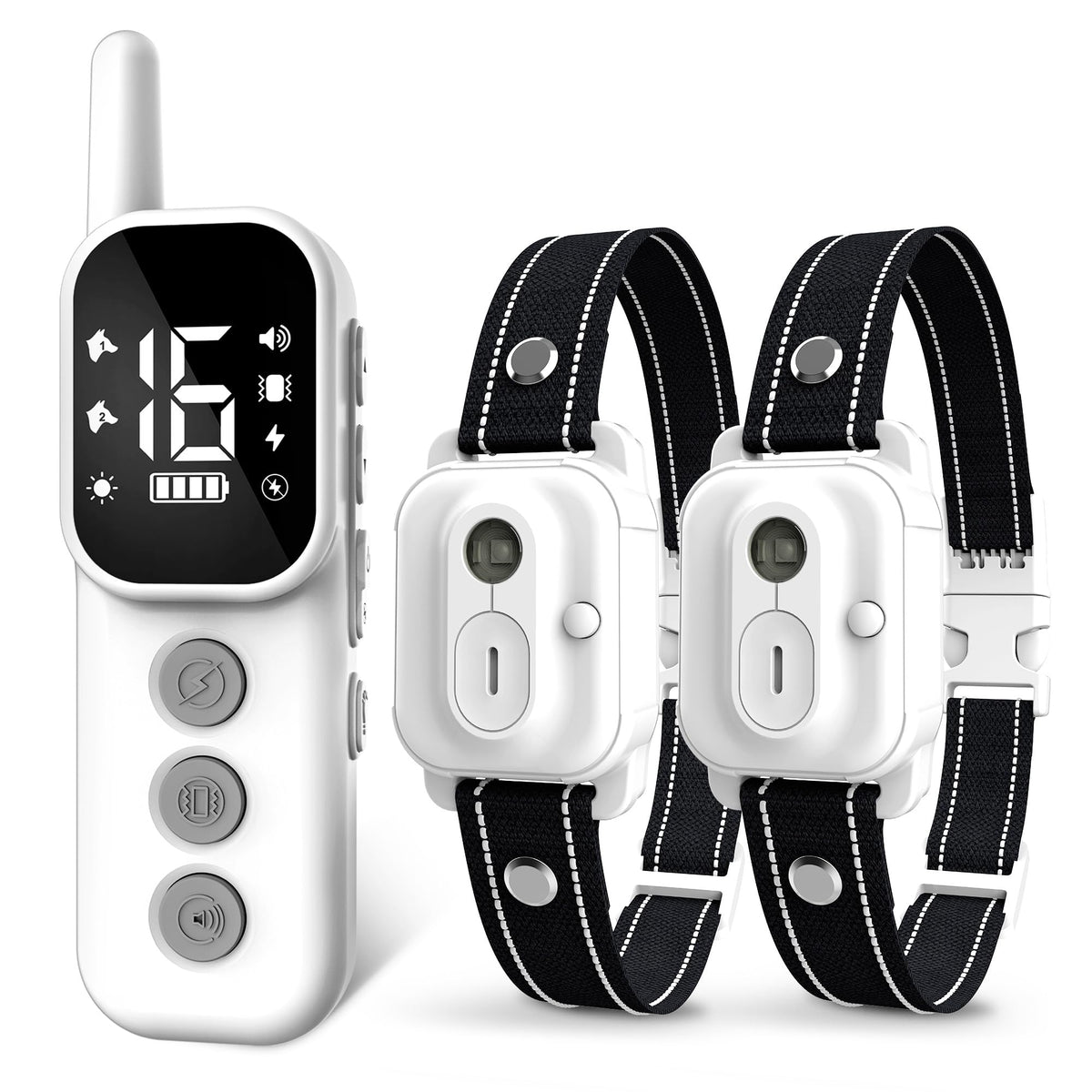 Wissilor Animal Collar in 8-150 lbs, White - 2 Collars