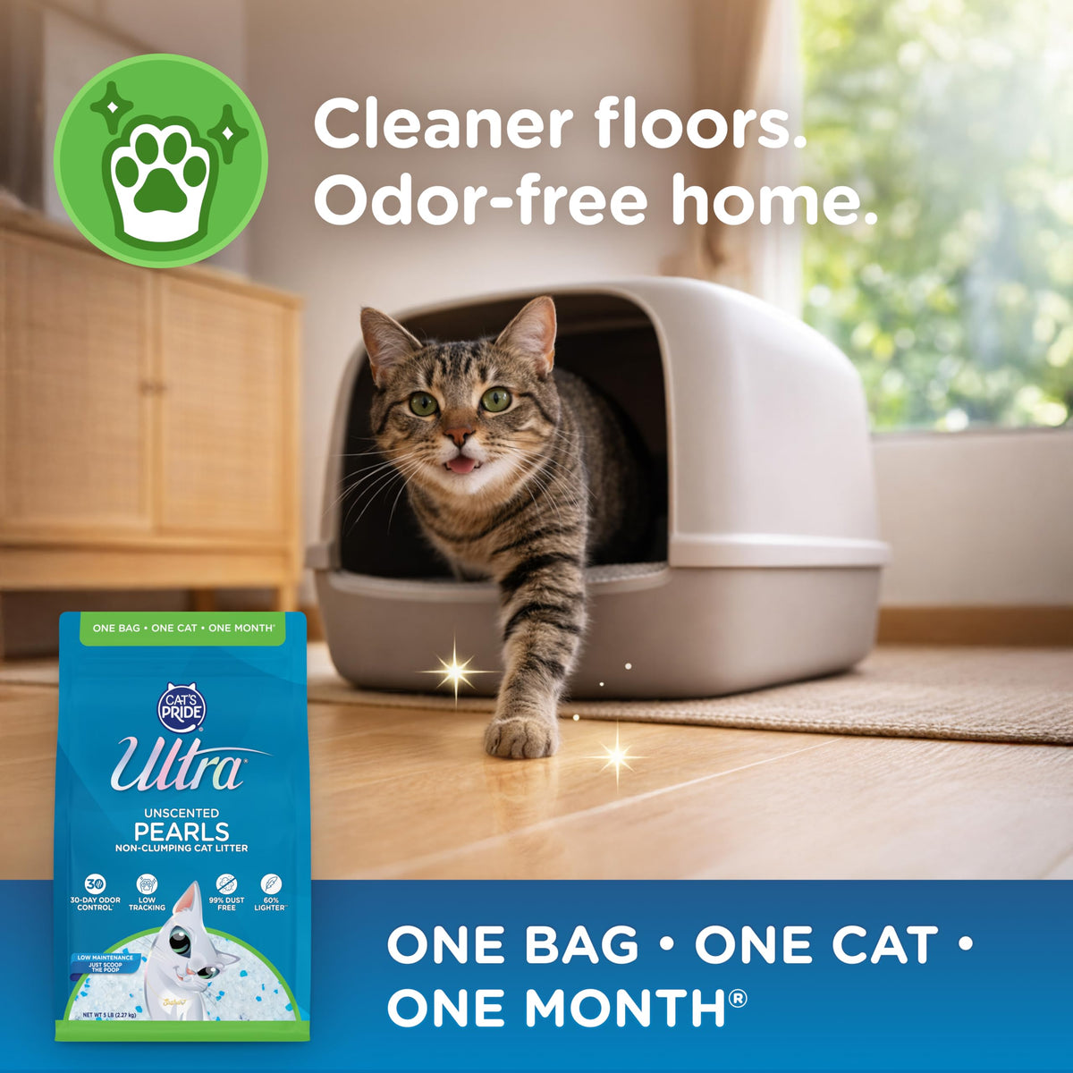 ULTRA Animal Litter in 15 Pound, Pearls