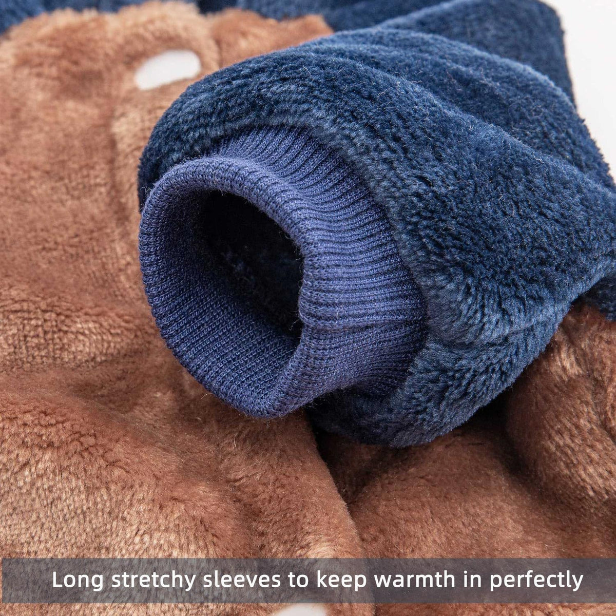 FABRICASTLE Pet Apparel in XX-Small, Camel-Navy