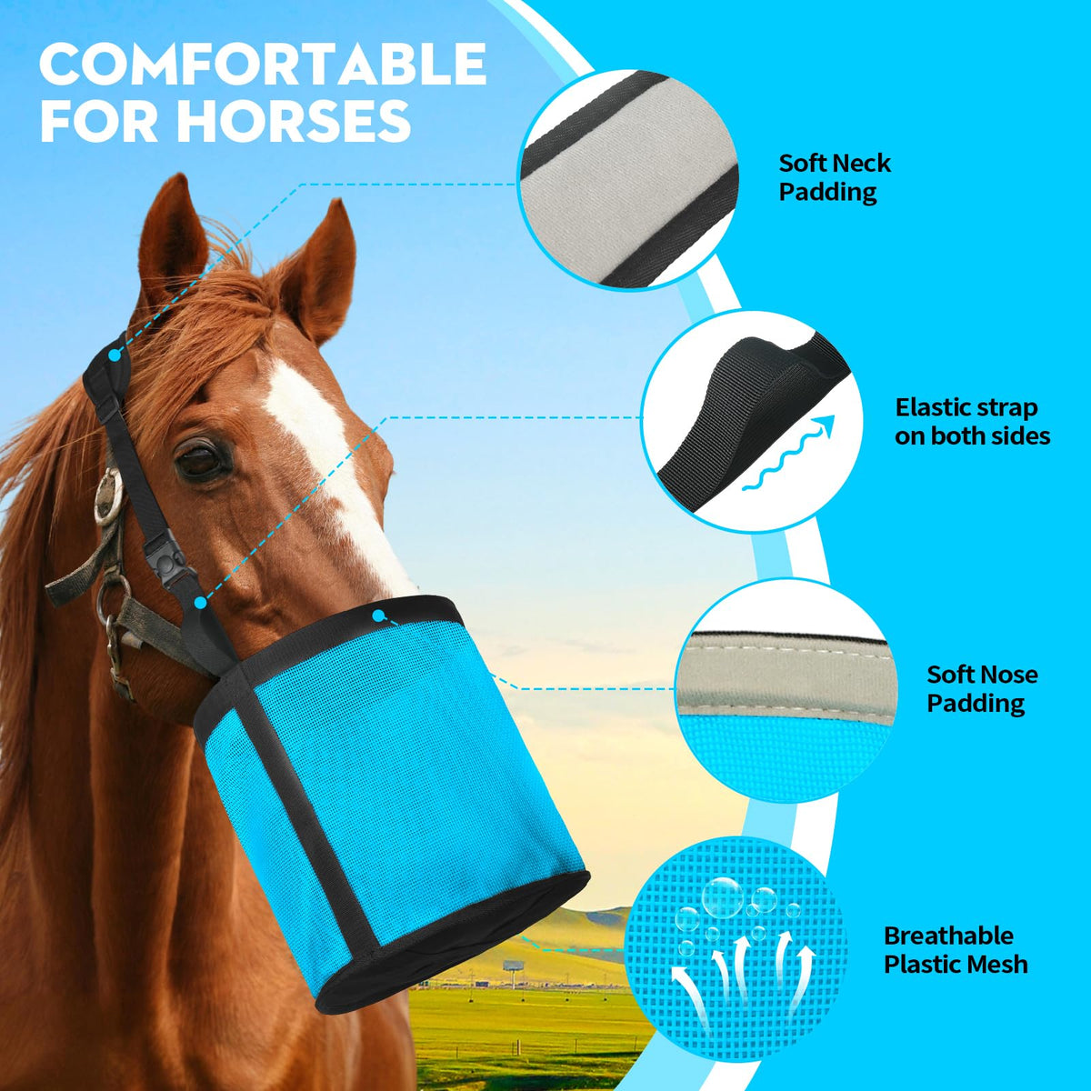 OAHELAKE Pet Supplies in Universal, Sky blue