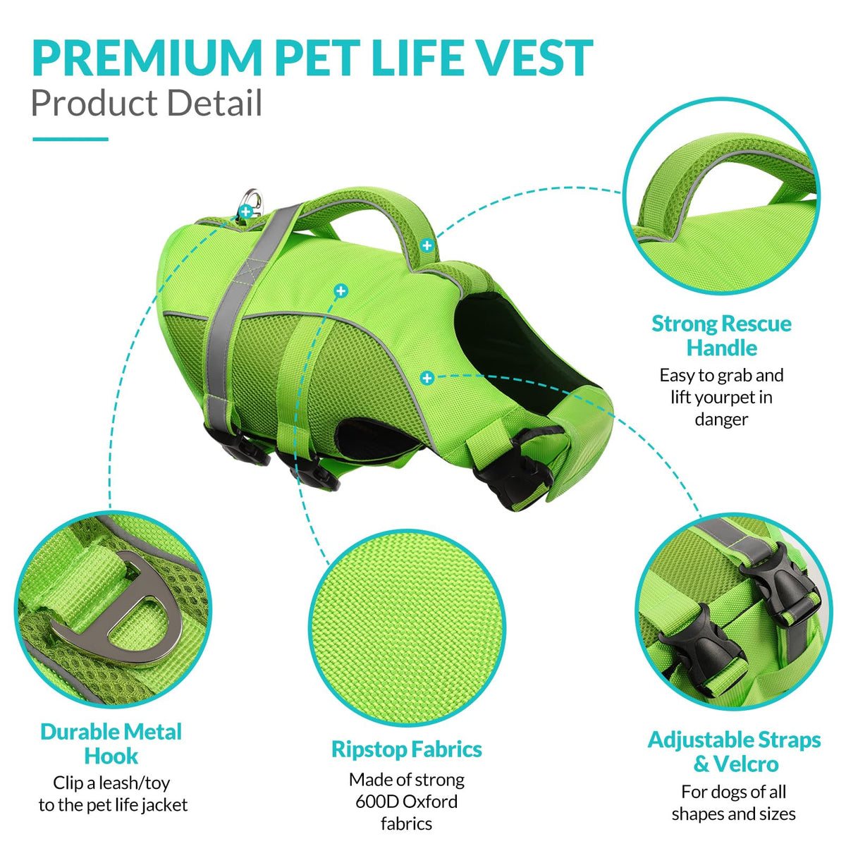 Queenmore Pet Apparel in X-Small, Green