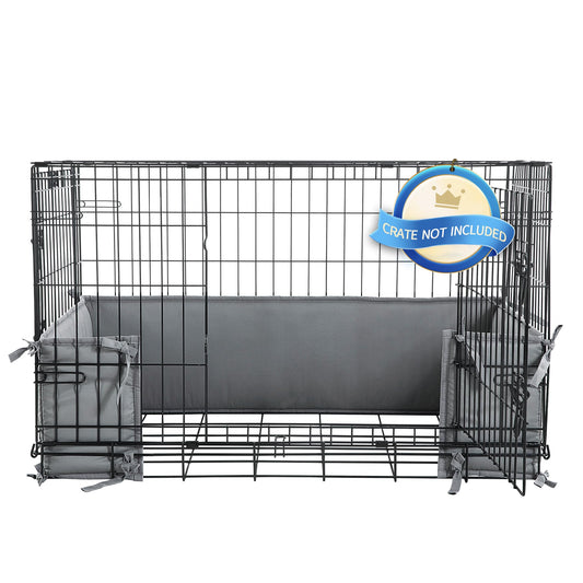 HOMBYS Animal Cage in 24.0"L x 17.0"W x 10.0"H, Grey