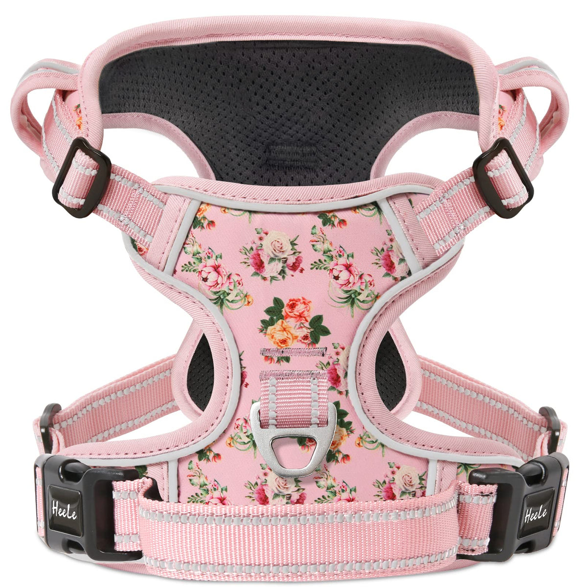 HEELE Animal Harness in XS, Flower-Pink