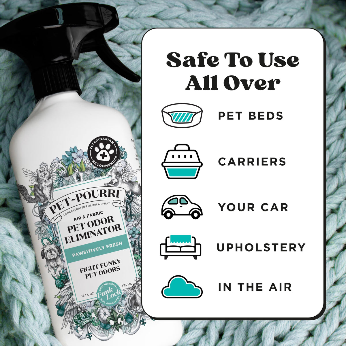 Poo-Pourri Area Deodorizer in 16 Fl Oz (Pack of 2), white