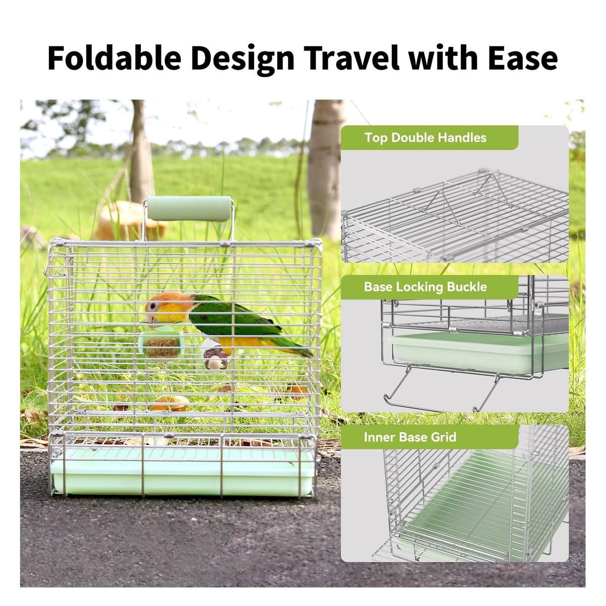 YOOSO WING Animal Cage in Green