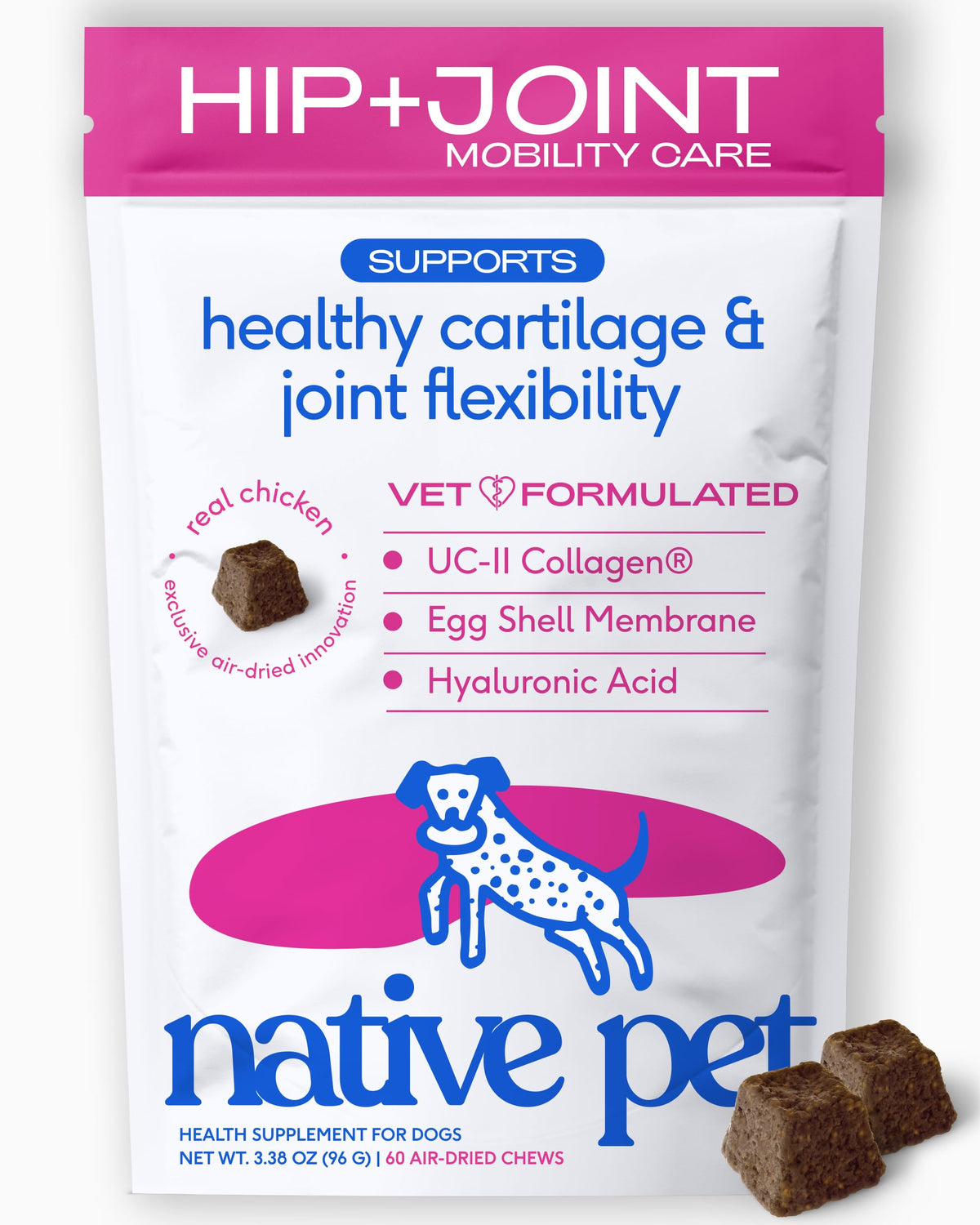 Native Pet Animal Nutritional Supplement in 60 Servings, Mobility Care