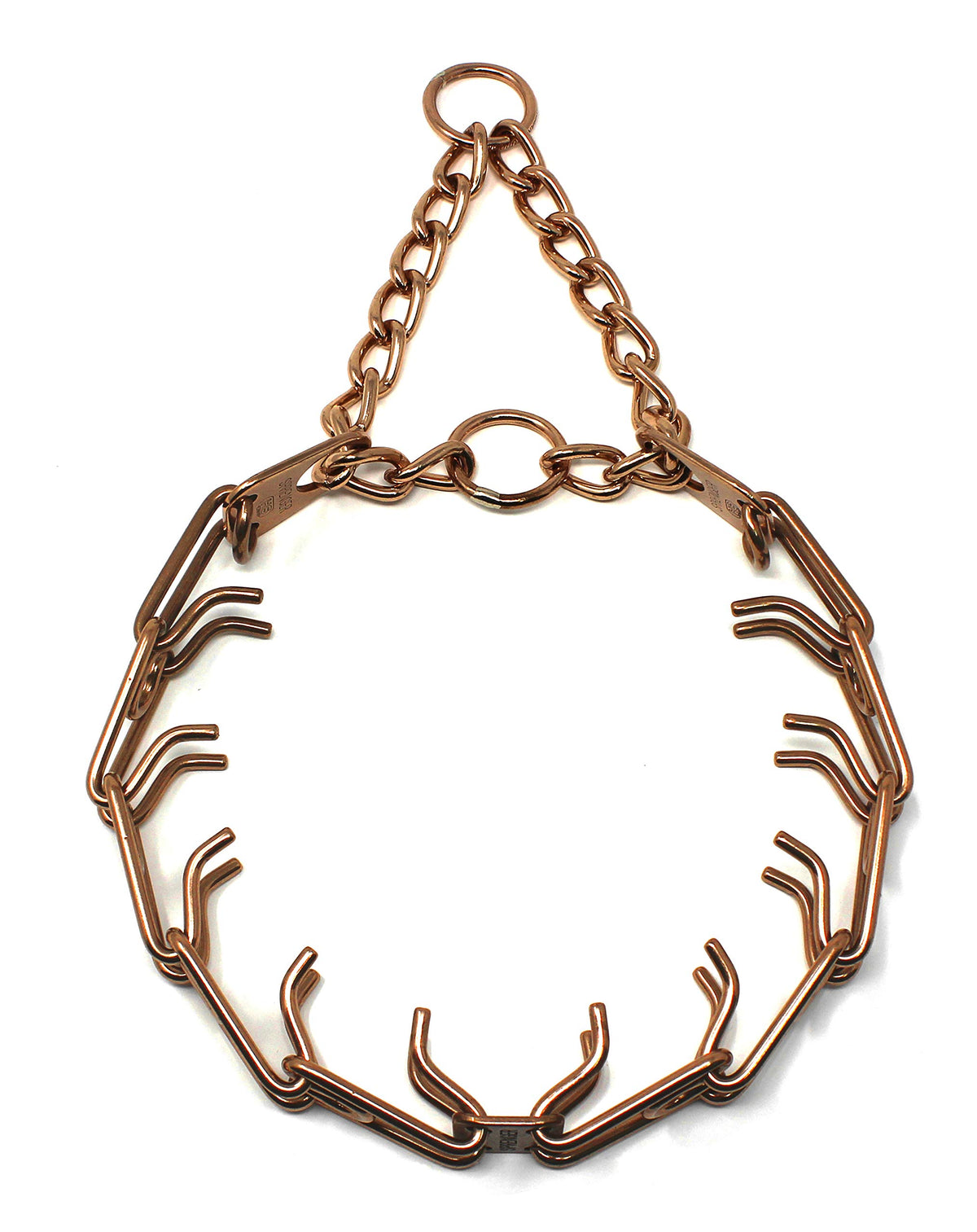Herm Sprenger Animal Collar in 25in (63cm) x 4mm, Gold