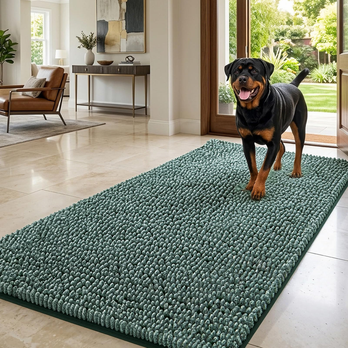 EHEYCIGA Pet Bed Mat in 60x24inch, Green