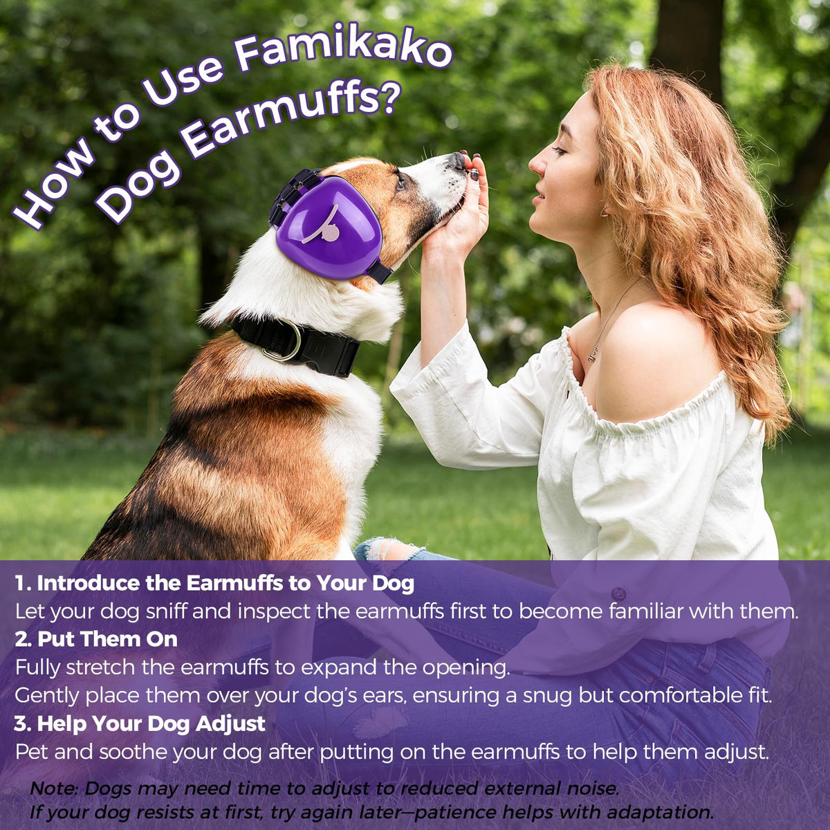 Famikako Earmuff in X-Small, Purple