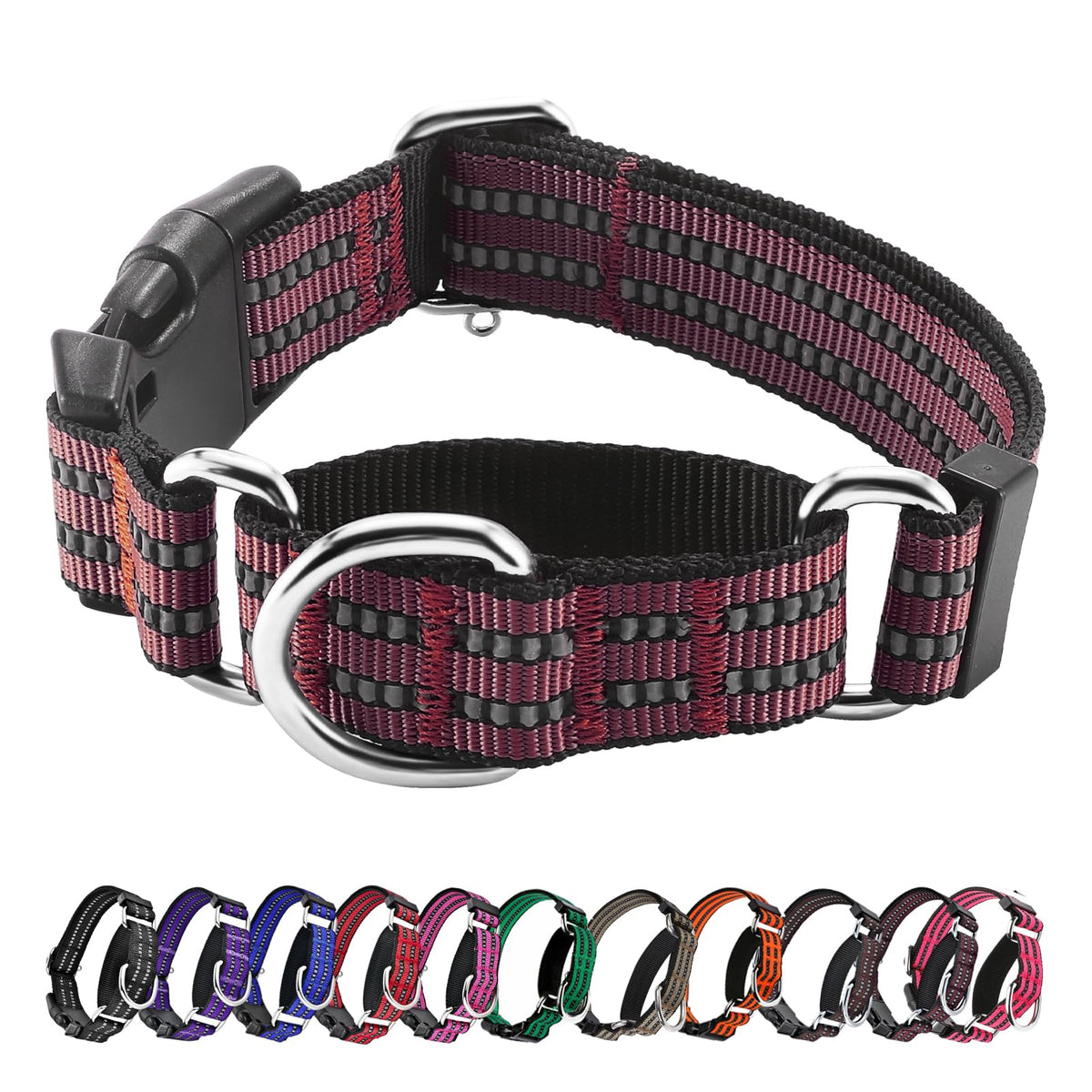 Hikiko Animal Collar in Small, Burgundy