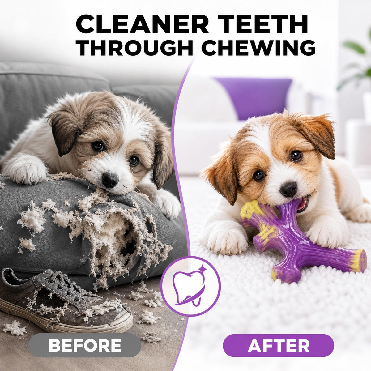 Frienhund Pet Toy in Small, Purple(Small)
