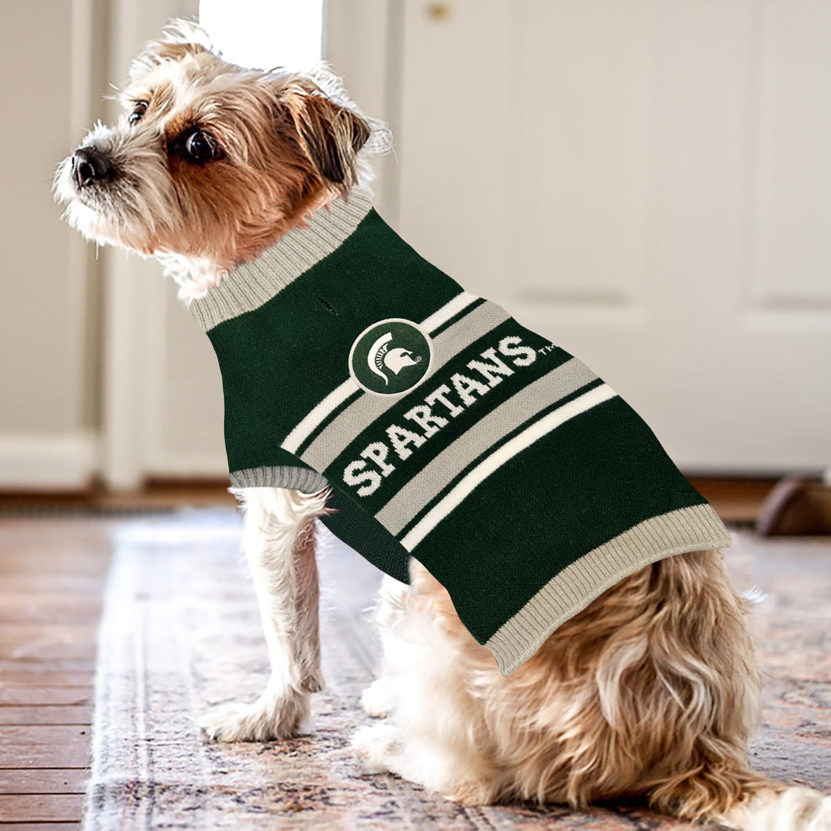 Pets First Pet Apparel in X-Small, Michigan State Spartans