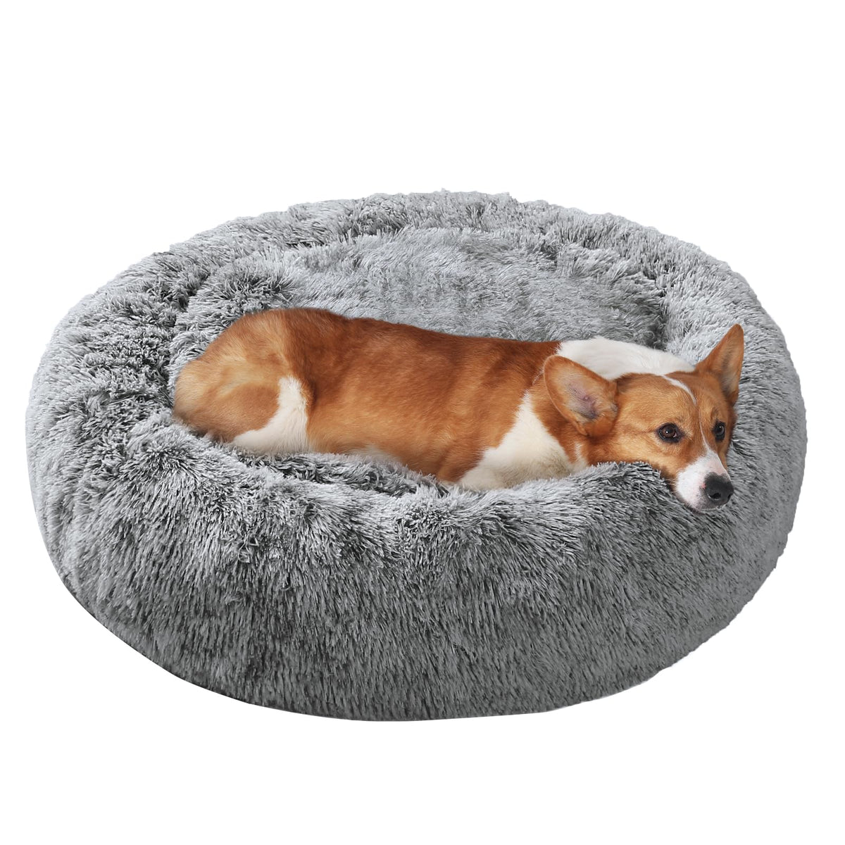 JOLLYVOGUE Pet Bed Mat in 27", Smoke Black
