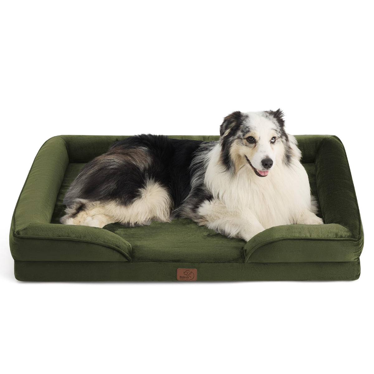 Bedsure Pet Bed Mat in 42"l X 32"w X 6.5"th, Moss Green