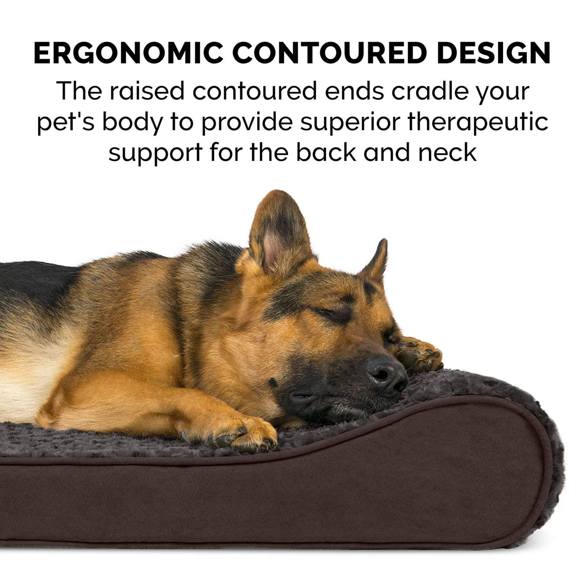 Furhaven Pet Bed Mat in Large, Ultra Plush (Chocolate)