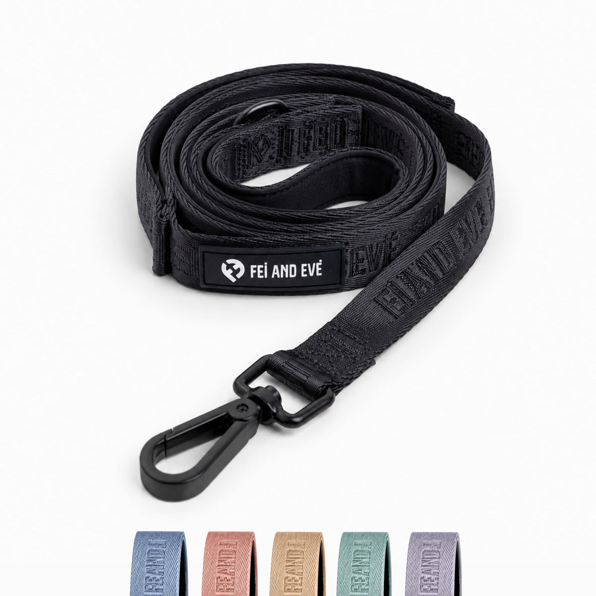 Fei and Eve Leash in 6FT, Black