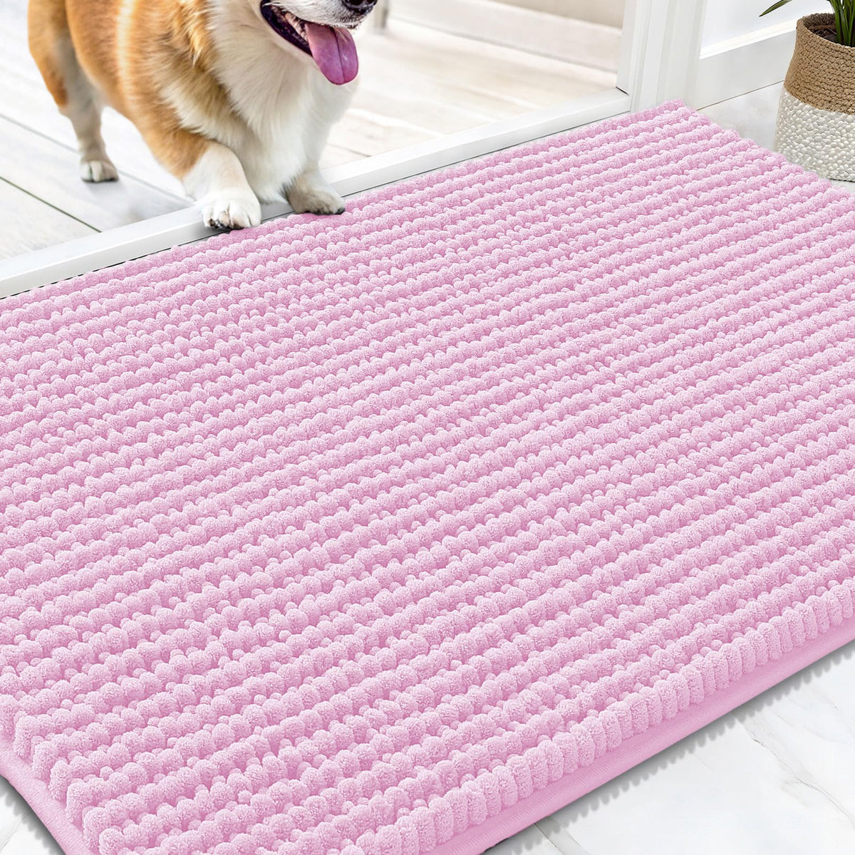 OLANLY Pet Bed Mat in 30" X 20", Pink