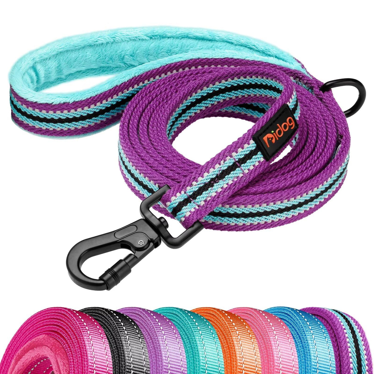 Didog Leash in 3/4''x 6 FT, Mixed-Blue